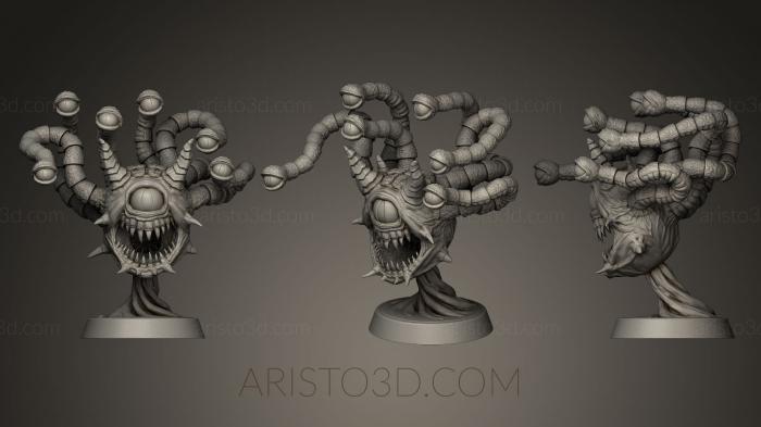 Figurines heroes, monsters and demons (STKM_0290) 3D model for CNC machine
